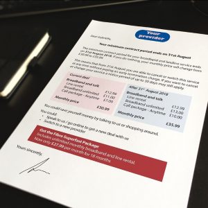 contract notification letter example