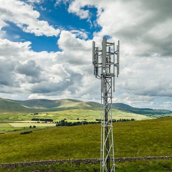 ee mobile mast tower in scotland