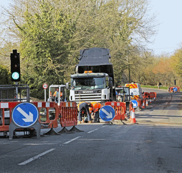 gigaclear fibre optic street works rural
