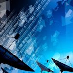 satellite internet transmission dish