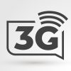 3G Mobile Sign on SIM Card Outline