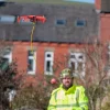 2024 Openreach engineer flying drone for house install Zen PR 090424