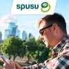 Spusu UK male user on mobile