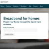 Openreach Availability Checker on Front Page Screenshot