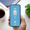 eSim on a Smartphone by 123rf