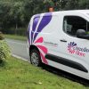FreedomFibre Van Parked in Lane