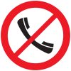 Telephone warning restriction by 123rf