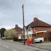 Gig-ability engineer points at telecoms pole for FTTP - PR 080424